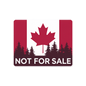 Canada 'Not For Sale' Sticker