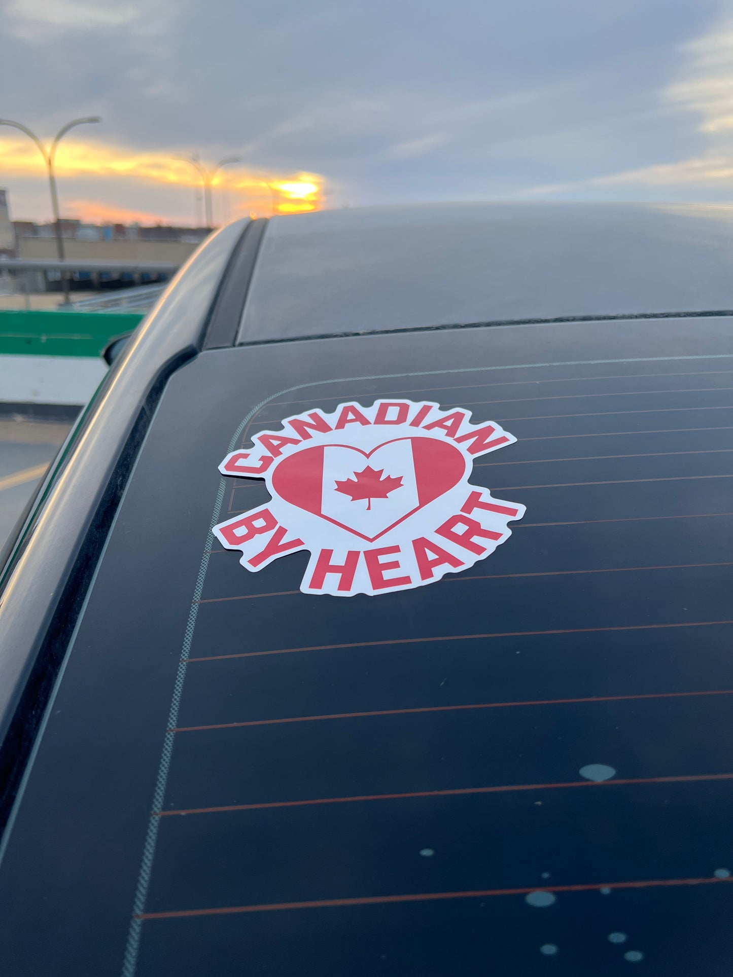 'Canadian By Heart' Sticker