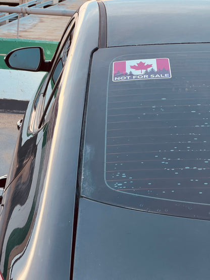 Canada 'Not For Sale' Sticker