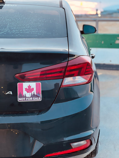 Canada 'Not For Sale' Sticker